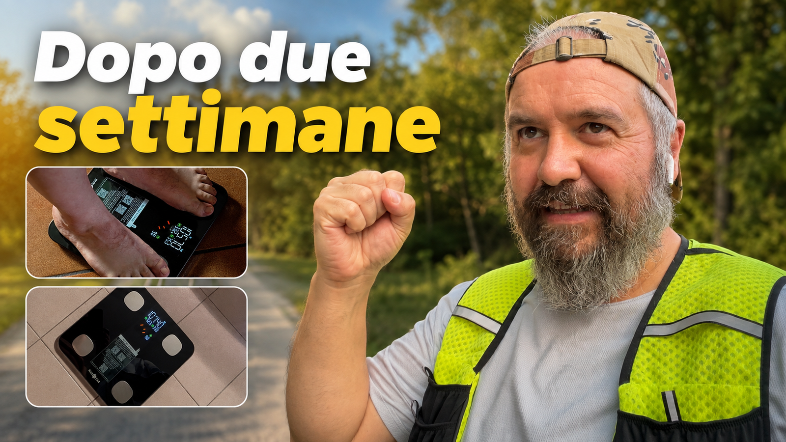 Da 105,7 a 101,4 kg in due settimane: come ho iniziato il mio nuovo percorso